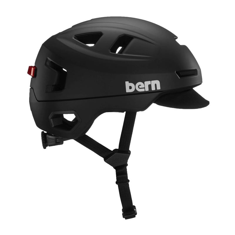 Bern Hudson MIPS Adult Bike Helmet with Rotational Impact Safety, up to 27 MPHâ”‚Adjustableâ”‚ Safety Light Includedâ”‚for Bikes, E Scooters, E Bikes +â”‚Fully Certified - Image 4